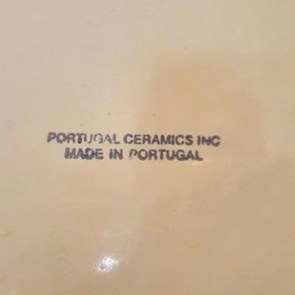 Set of 8 Vintage Portugal White Ceramic Reticulated Plates Hearts & Leaves 11" - Picture 5 of 6